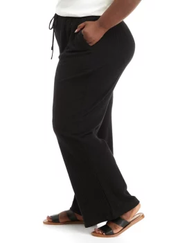Deals 🛒 Wonderly Plus Size Cozy Wide Leg Pants 🎁 -Wonderly Shop Belk 407