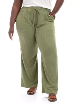 Deals 🛒 Wonderly Plus Size Cozy Wide Leg Pants 🎁 -Wonderly Shop Belk 410