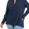 Hot Sale ⭐ Wonderly Plus Size Split Neck Tunic 🔥 2 Hot Sale ⭐ Wonderly Plus Size Split Neck Tunic 🔥 -Wonderly Shop Belk 433