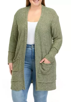 Buy ❤️ Wonderly Plus Size Raw Edge Cardigan 😍 -Wonderly Shop Belk 480