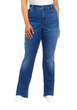 Best Sale 😉 Wonderly Plus Size Elastic Waistband Denim 👖 Jeans 💯