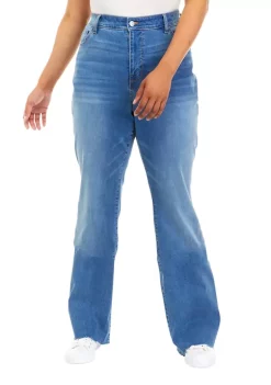 Best Sale 😉 Wonderly Plus Size Elastic Waistband Denim 👖 Jeans 💯 -Wonderly Shop Belk 492