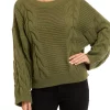 Flash Sale 🛒 Wonderly 👩 Women's Chunky Ribbed Cable Knit Sweater 😀 -Wonderly Shop Belk 528