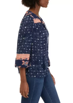 Deals ✨ Wonderly Petite Long Sleeve Peasant Top 😍 -Wonderly Shop Belk 554