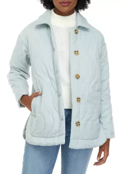 Brand new 💯 Wonderly 👩 Women's Long Sleeve Quilted Jacket 😀 -Wonderly Shop Belk 561