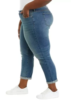 Wholesale ✨ Wonderly Plus Size Mid Rise Boyfriend 👖 Jeans 🔥 -Wonderly Shop Belk 565