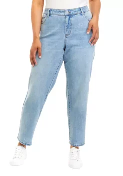 Wholesale ✨ Wonderly Plus Size Mid Rise Boyfriend 👖 Jeans 🔥 -Wonderly Shop Belk 567