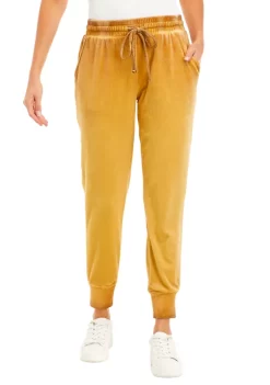 Promo 🎉 Wonderly 👩 Women's Washed Velour Joggers 🔥 -Wonderly Shop Belk 598