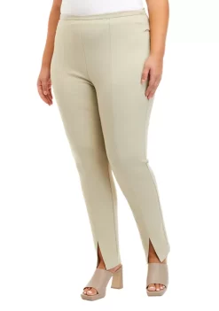 Coupon 🛒 Wonderly Plus Size Ponte Straight Leggings 🌟 -Wonderly Shop Belk 610
