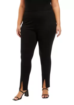 Coupon 🛒 Wonderly Plus Size Ponte Straight Leggings 🌟 -Wonderly Shop Belk 611