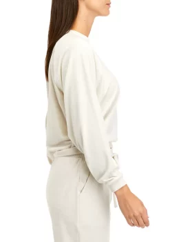 Budget 🤩 Wonderly 👩 Women's Long Sleeve Washed Velour Sweatshirt ❤️ -Wonderly Shop Belk 620