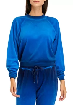 Budget 🤩 Wonderly 👩 Women's Long Sleeve Washed Velour Sweatshirt ❤️ -Wonderly Shop Belk 622