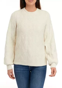 Best reviews of 🎉 Wonderly 👩 Women's Long Sleeve Chevron Stitch Pullover Sweater 😉 -Wonderly Shop Belk 635