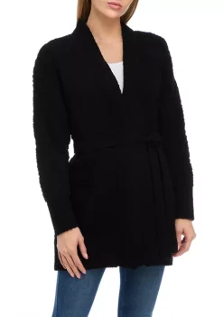 New 👍 Wonderly 👩 Women's Chenille Belted Cardigan 🎁 -Wonderly Shop Belk 656