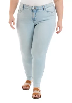 Outlet 🎁 Wonderly Plus Size Midrise Skinny 👖 Jeans 💯 -Wonderly Shop Belk 663