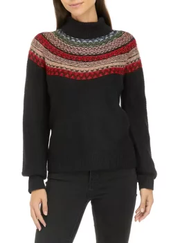 Outlet ⭐ Wonderly 👩 Women's Fairisle Turtleneck Sweater 😀 10 Outlet ⭐ Wonderly 👩 Women's Fairisle Turtleneck Sweater 😀 -Wonderly Shop Belk 669