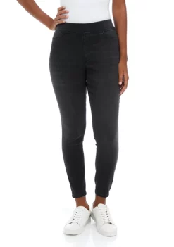 Budget ⌛ Wonderly Petite High Rise Pull On Skinny 👖 Jeans ✔️ -Wonderly Shop Belk 693