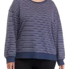 Flash Sale 🎁 Wonderly Studio Plus Size French Terry Crew Neck Sweatshirt 🎉 -Wonderly Shop Belk 745