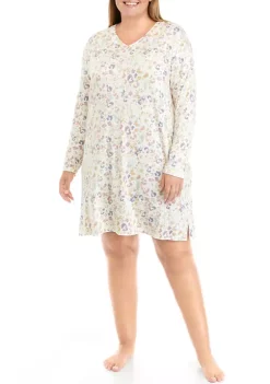 Best reviews of 👏 Wonderly Plus Size Lush Long Sleeve Nightgown 😀