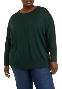 Top 10 👏 Wonderly Plus Size Dolman Sleeve Round Neck Sweater 🎁 -Wonderly Shop Belk 83
