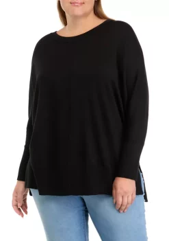 Top 10 👏 Wonderly Plus Size Dolman Sleeve Round Neck Sweater 🎁 -Wonderly Shop Belk 87