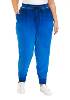 Top 10 🎁 Wonderly Plus Size Washed Velour Joggers 😍 -Wonderly Shop Belk 885