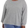 Top 10 ⌛ Wonderly Studio Plus Size French Terry Crew Neck Sweatshirt ⌛