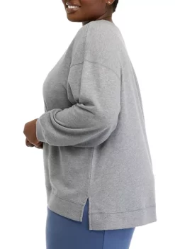 Top 10 ⌛ Wonderly Studio Plus Size French Terry Crew Neck Sweatshirt ⌛ -Wonderly Shop Belk 907