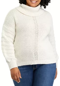 Cheap 🌟 Wonderly Plus Size Long Sleeve Cowl Neck Sweater 👍 -Wonderly Shop Belk 941