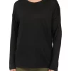 Best deal 🤩 Wonderly 👩 Women's Lush Long Sleeve Round Neck Pajama T-Shirt ⌛ -Wonderly Shop Belk 96