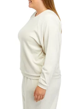 Best reviews of 🎉 Wonderly Plus Size Long Sleeve Washed Velour Sweatshirt 😉 -Wonderly Shop Belk 962
