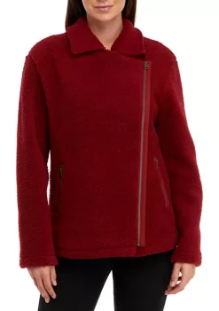 Flash Sale 🎁 Wonderly 👩 Women's Sherpa Moto Jacket 🔥 -Wonderly Shop Belk 981