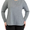 Coupon 👏 Wonderly Studio Plus Size Long Sleeve Henley Top 🤩 -Wonderly Shop Belk 991